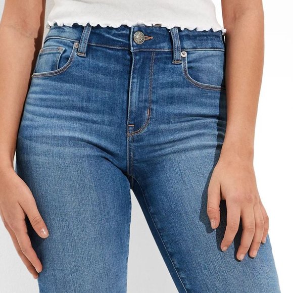 American Eagle Outfitters Blue Boot Cut Jeans - Picture 2 of 10